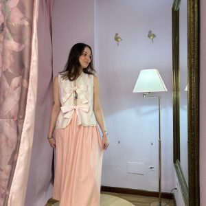 Falda Plisada Rosa