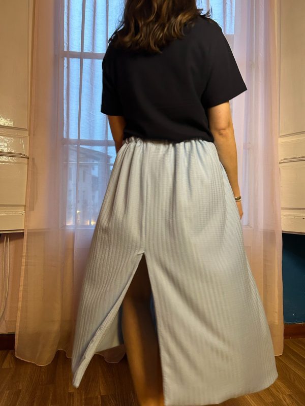 Falda Plisada Azul - Imagen 2