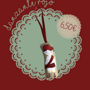 ADORNO DANZANTE ROJO