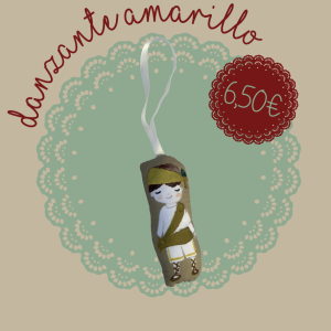 ADORNO DANZANTE AMARILLO
